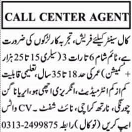 Call Center jobs Karachi