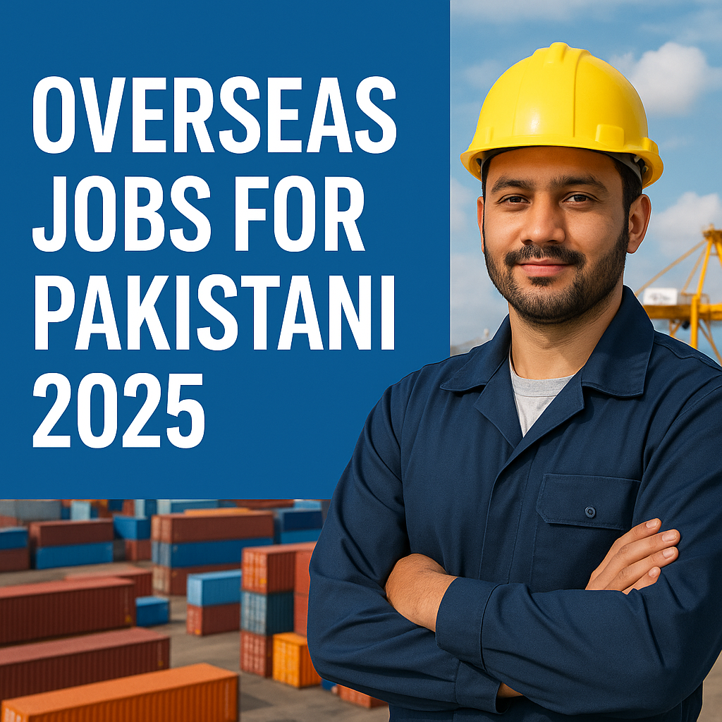 Overseas jobs for Pakistani 2025