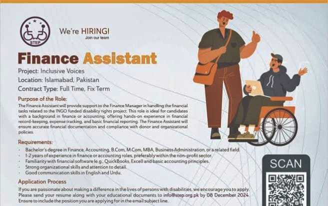 Financial Accounting job in Pakistan for freshers