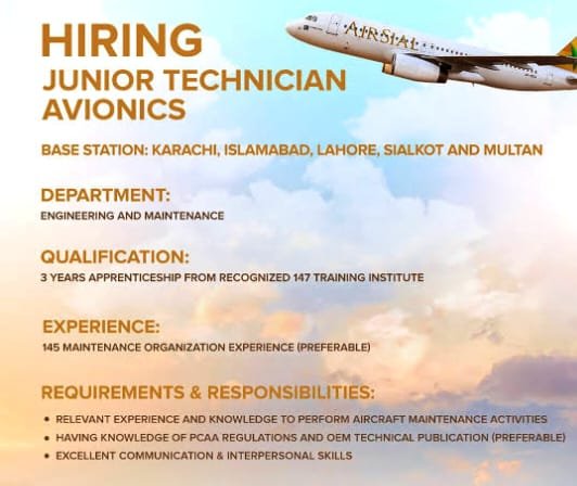Jobs in Karachi airport Mechanical Technician 2025