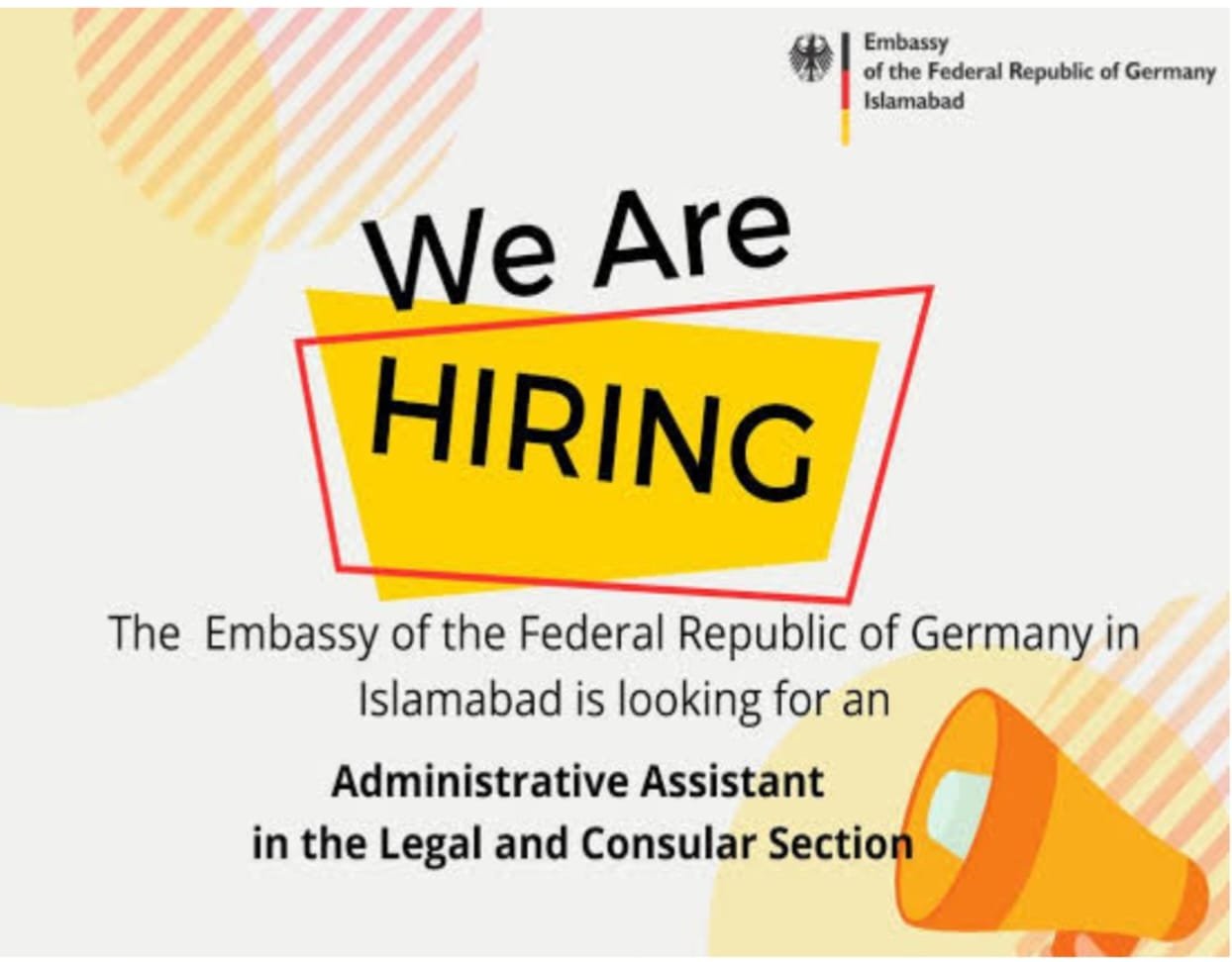 Embassy Jobs in Pakistan 2025