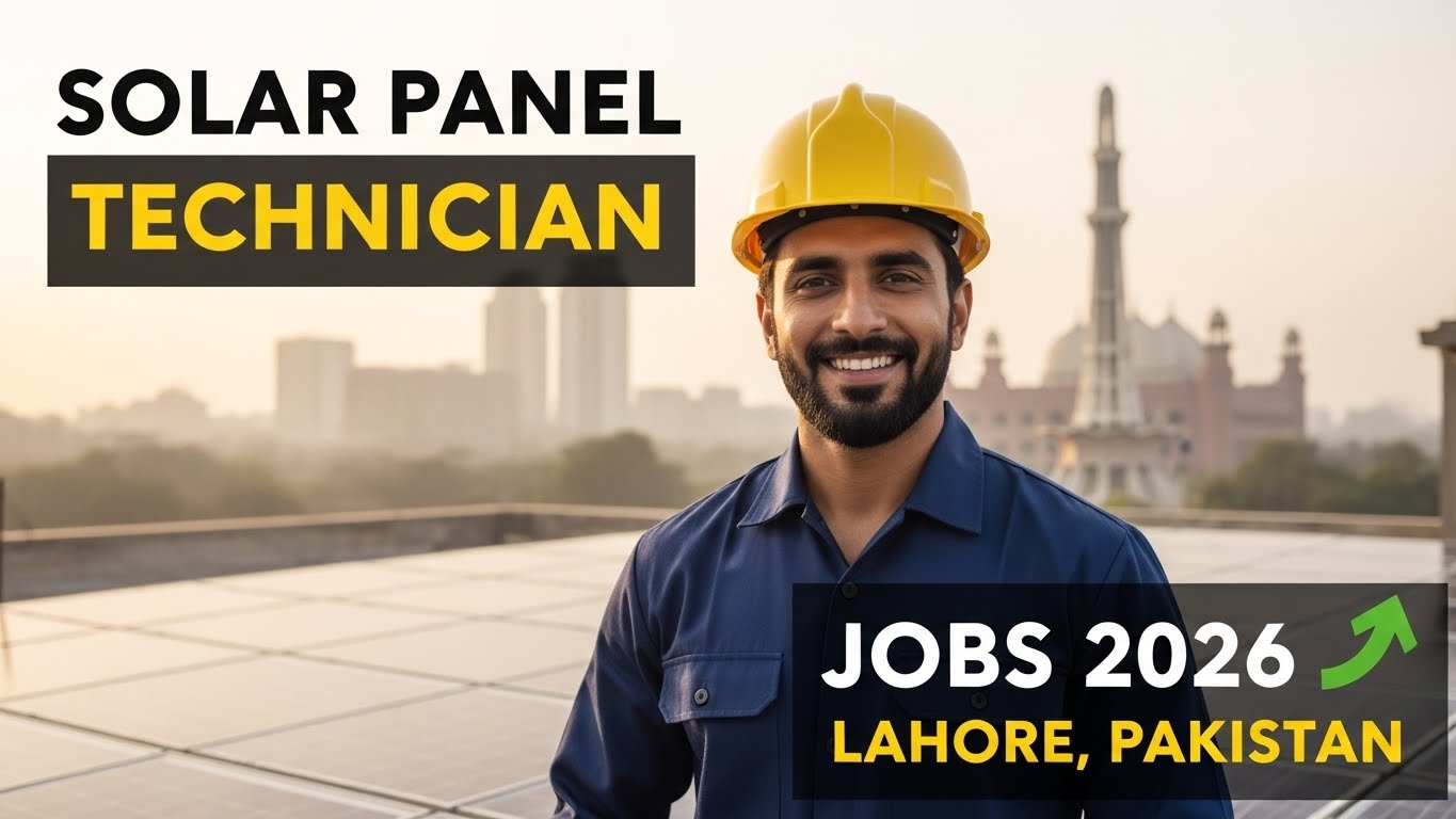Solar Panel Technician jobs 2026 Pakistan Lahore